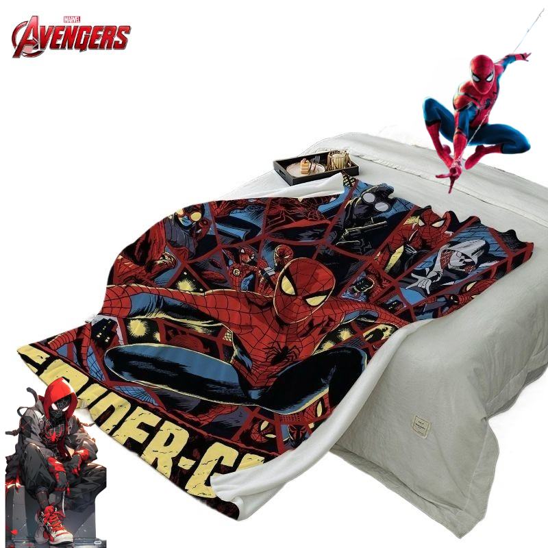Tech For Office - Marvel Spiderman Cartoon Cute Thin Quilt