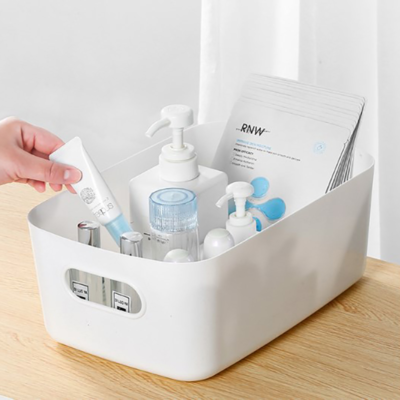 Tech For Office - Plastic Storage Bin with Handles Multi