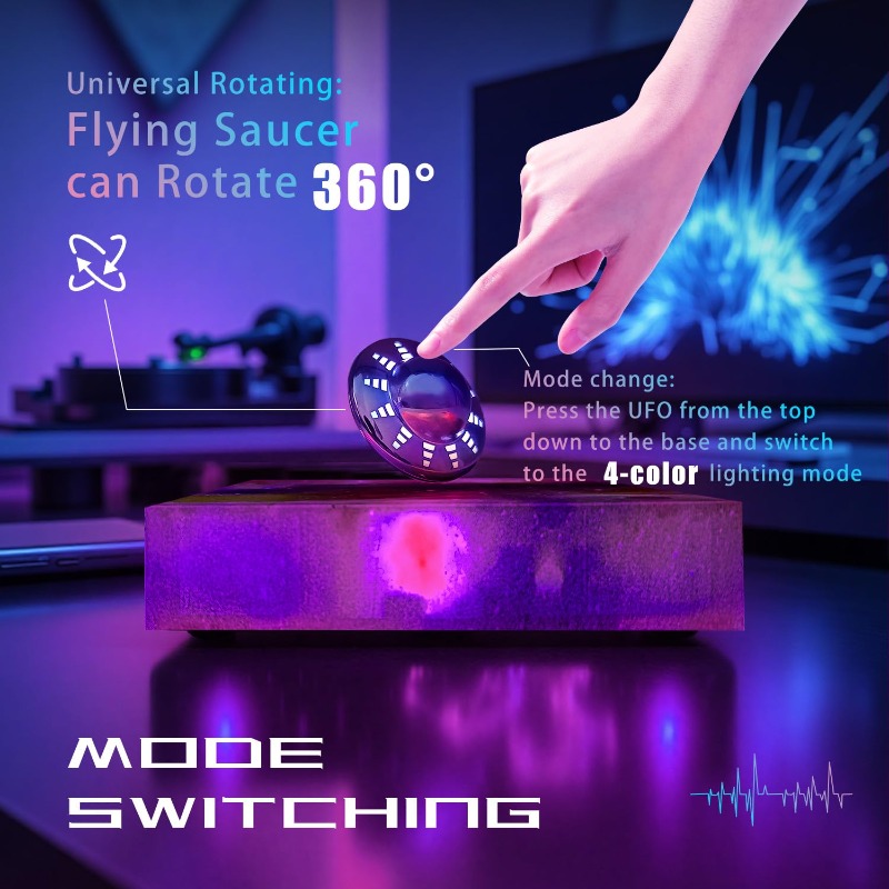 Levitating UFO Lamp Floating 3 - Office Tech And Gadgets recensione e prezzo