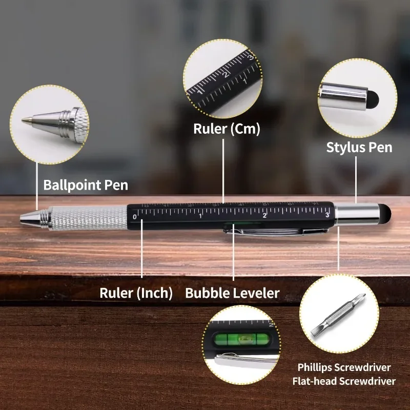3 Pens/Pack Multitool Pen 7 in - Office Tech And Gadgets recensione e prezzo