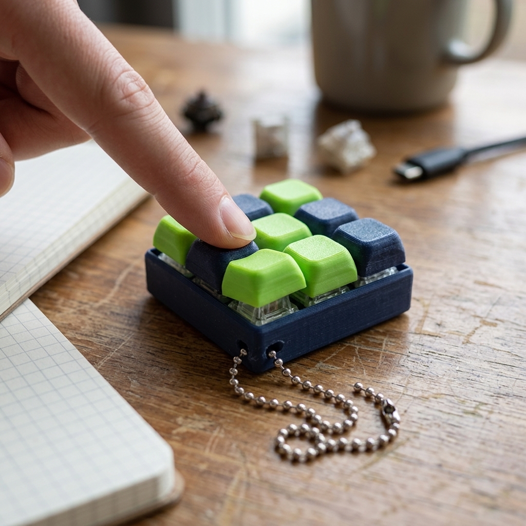 ABS Mechanical Button Keychain - Tech For Office recensione e prezzo